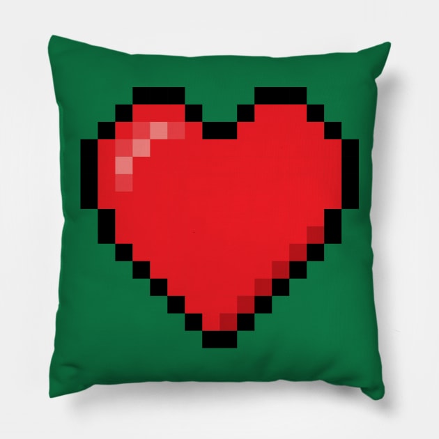 I Bleed Pixels Pillow by nothisispatr.ck