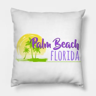 Life's a Beach: Palm Beach, Florida Pillow