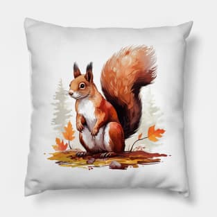 Squirrel Love Pillow