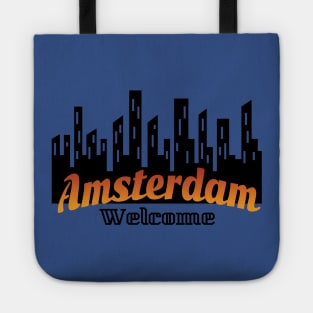 Welcome Amsterdam Netherlands Tote