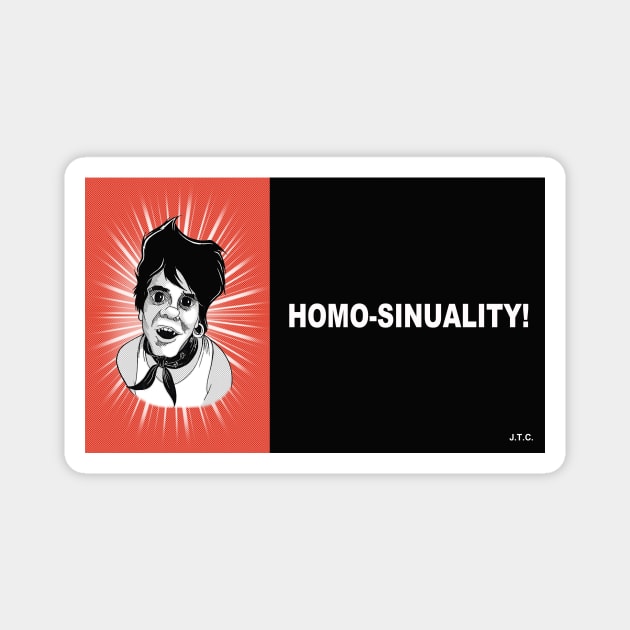 MR. SHOW: HOMO-SINUALITY CHICK TRACT Magnet by MattGourley