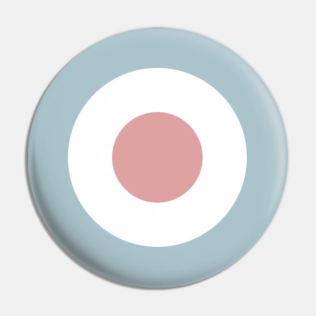 Roundel Type D pale Pin by Lyvershop