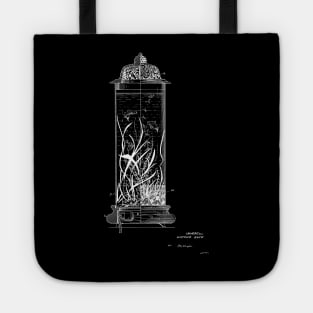 illuminated aquarium Vintage Patent Hand Drawing Tote