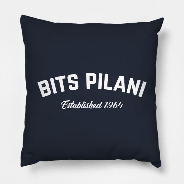 Bits Pilani Alumni, BITSians Day Pillow by Boneworkshop