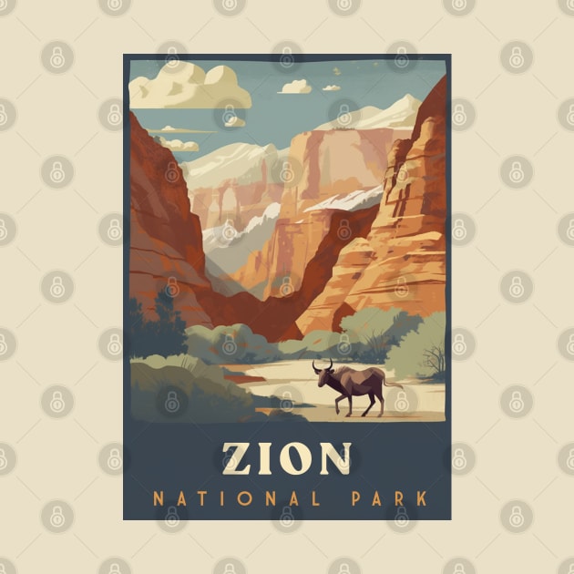 Zion by Retro Travel Design