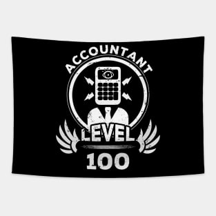 Level 100 Accountant Accountancy Fan Gift Tapestry