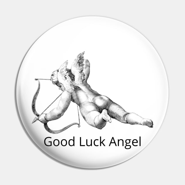 Good Luck Angel Pin by Gnanadev