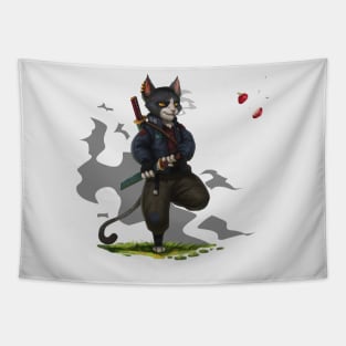 cat ninja Tapestry