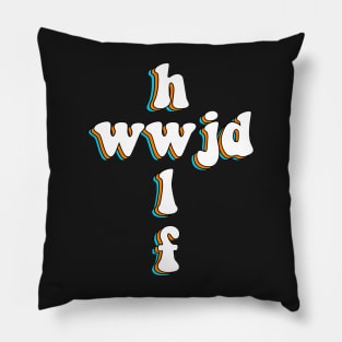 wwjd x hwlf Pillow