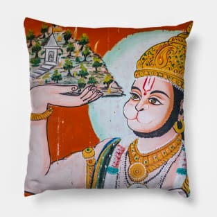 Depiction of Anuman from Rajasthan Pillow