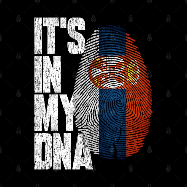 It's In My DNA Serbian Shirt Proud Hispanic Gift Serbia Flag by heart teeshirt