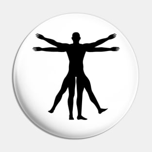 vitruvian man Pin