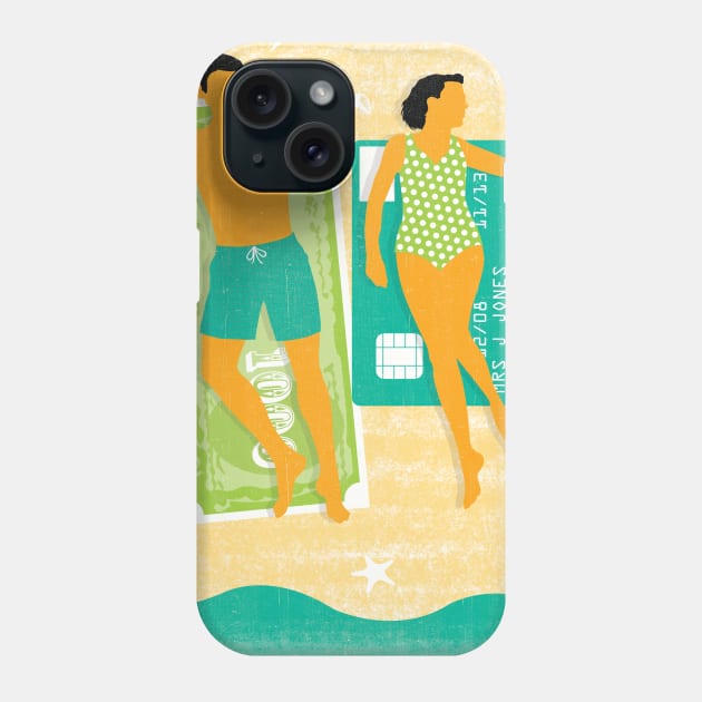 CSMA_holiday money Phone Case by Neil Webb | Illustrator