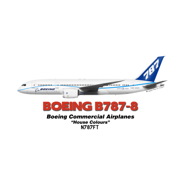 Boeing B787-8 - Boeing "House Colours" by TheArtofFlying