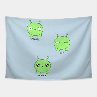 MOONCAKE FACES Tapestry