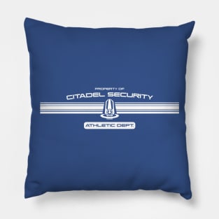 C-Sec Athletic Dept. [White] Pillow