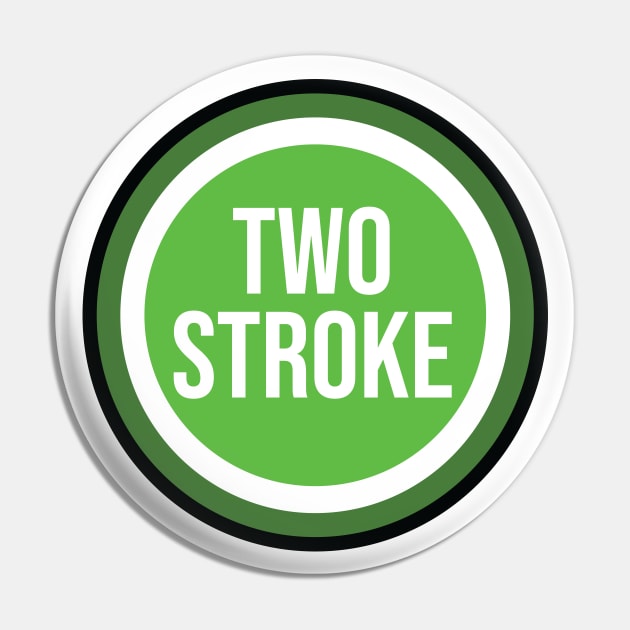 Two Stroke Pin by Toby Wilkinson