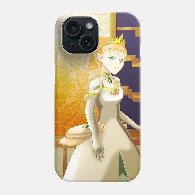 Queen in her silver gown Phone Case by Dearly Mu