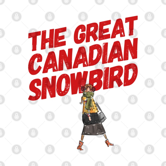 Great Canadian Snowbird Girl by RetroSalt