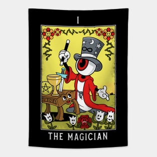 Magician - Mystical Medleys - Vintage Rubber Hose Cartoon Tarot Tapestry