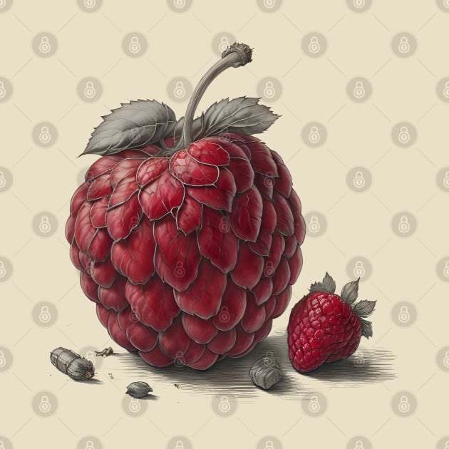 Draw of raspberries by Virshan