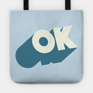 OK //// Ok Logo Blocky Design #3 Tote