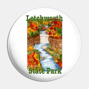 Letchworth State Park, New York Pin