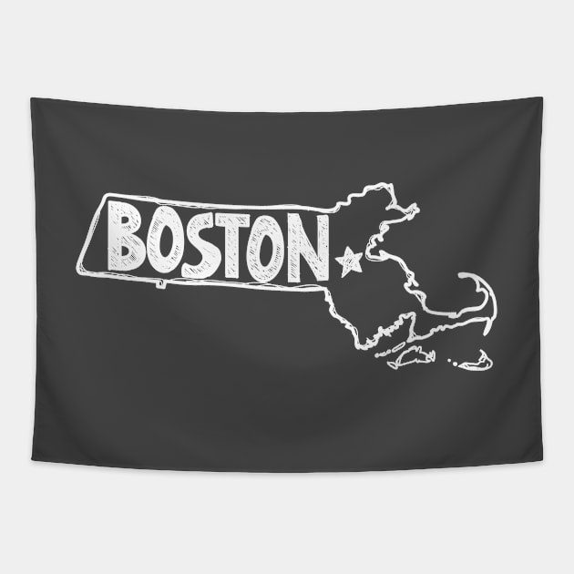 Boston, Massachusetts Tapestry by thefunkysoul