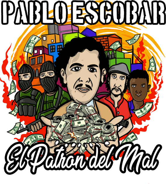 PABLO ESCOBAR Kids T-Shirt by depank