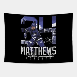 Auston Matthews Toronto Landmark Tapestry