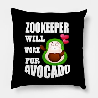 Zookeeper Will Work for Avocado Pillow