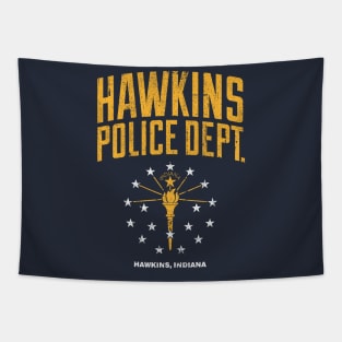 Hawkins Police Dept. Tapestry