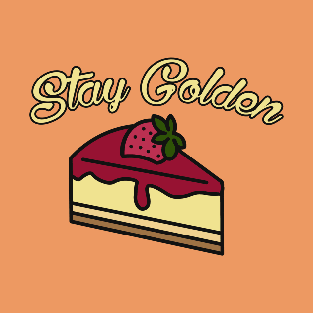 Golden Girls Inspired Stay Golden Cheesecake Dessert by charlescheshire