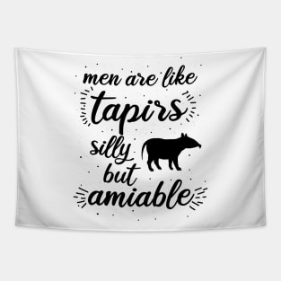 verrücktes Tapir Geschenk Valentinstag Männer Tapestry