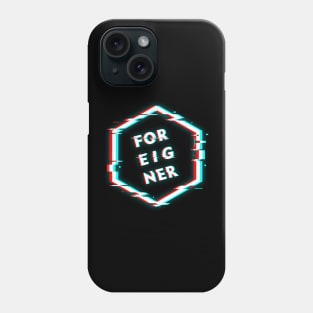 FOREIGNER POLYGON GLITCH Phone Case