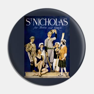 St Nicholas Magazine Pin