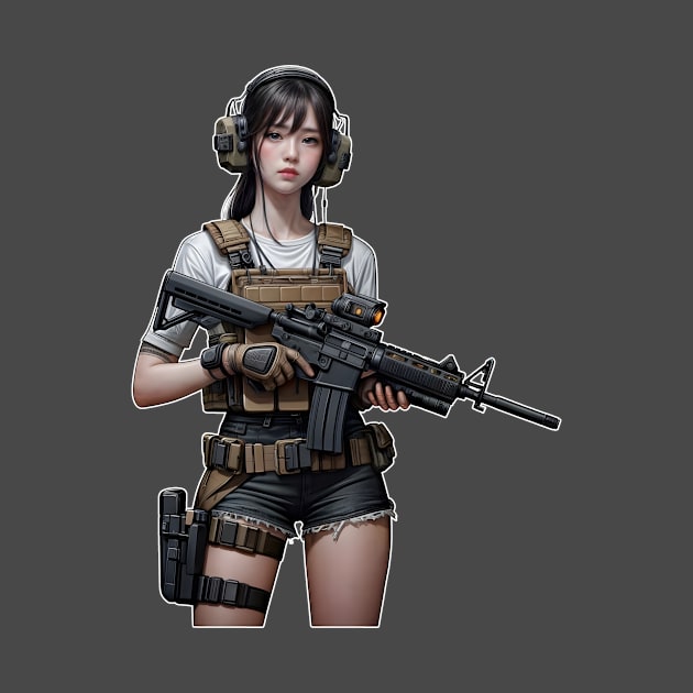 Tactical Girl by Rawlifegraphic