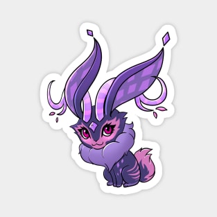 fer.al Violet Jackalope Magnet