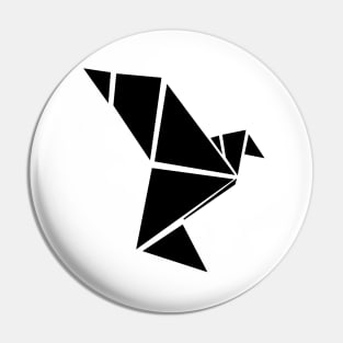 Graphic design dove black and white Pin