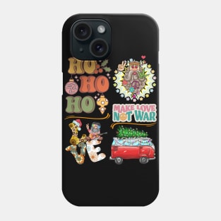 Hippie Christmas, Hippie way, Hippie Lifestyle, Make Love not War Phone Case