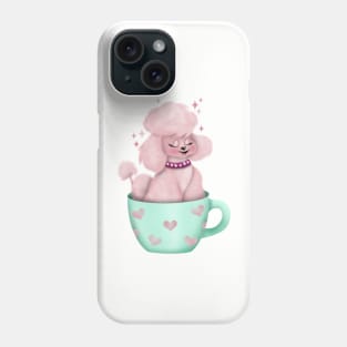 Poodle cup Phone Case