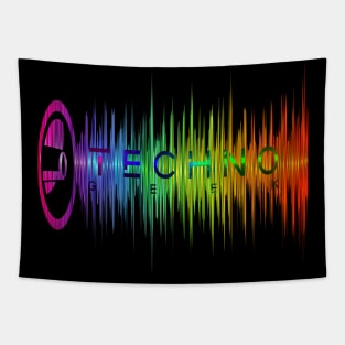 Techno Geek EDM Equalizer Sound Tapestry