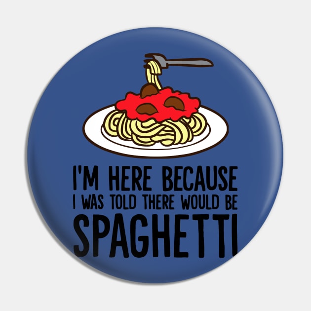 I Was Told There Would Be Spaghetti 2 Pin by MarlinsForemans