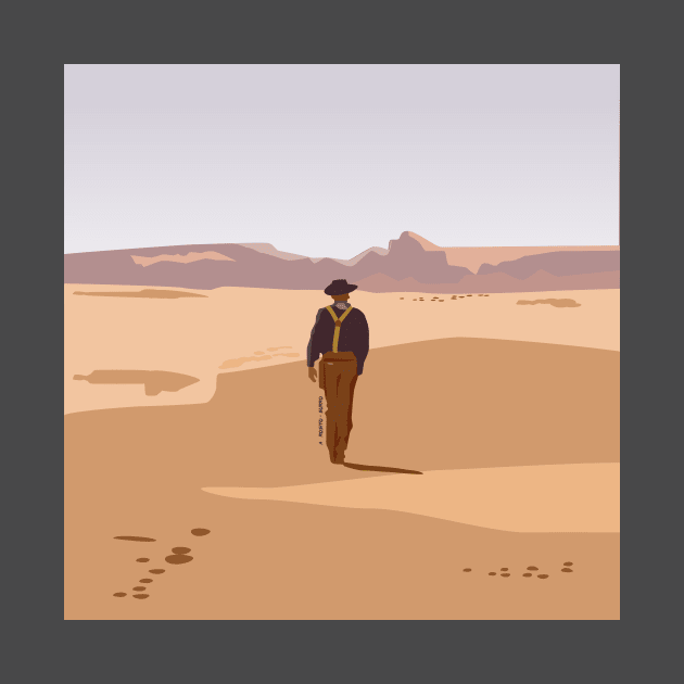 The Searchers Ending Illustration by burrotees