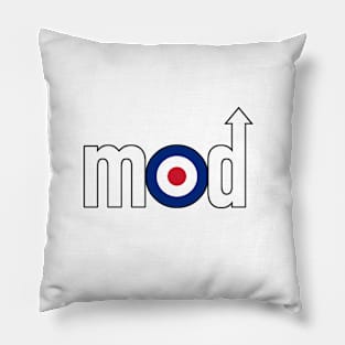 Mod Logo with arrow Pillow