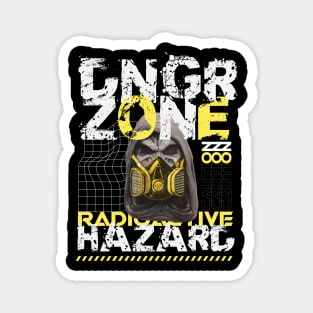 Danger Zone Radioactive Hazard Magnet