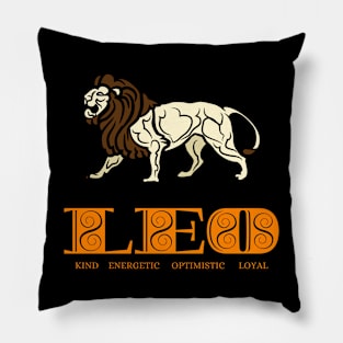 Leo ♌🦁 Zodiac Sign Astrology Pillow