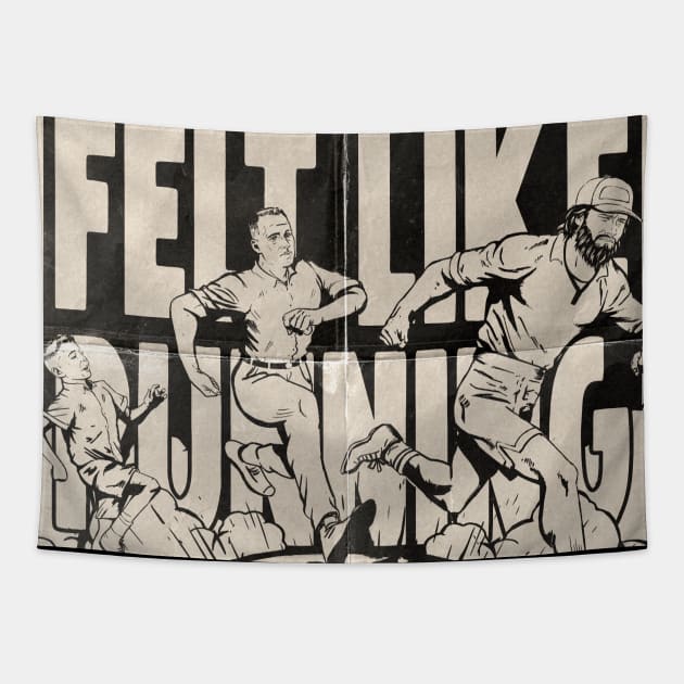 Forrest Gump Tapestry by elcaballeros