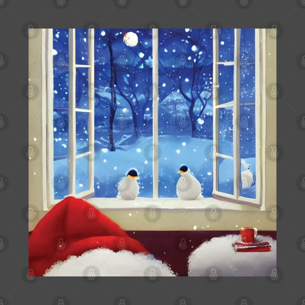 Christmas Penguins and Coffee Please Santa Is Coming by DaysuCollege