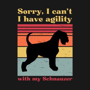 Sorry I can't, I have agility with my Schnauzer T-Shirt